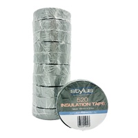 Stylus Silver 520 Electrical Tape- 10 Pack